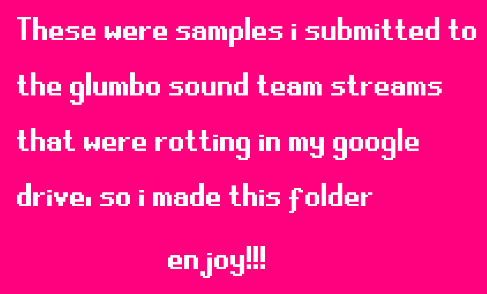 blah blah projects blah blah